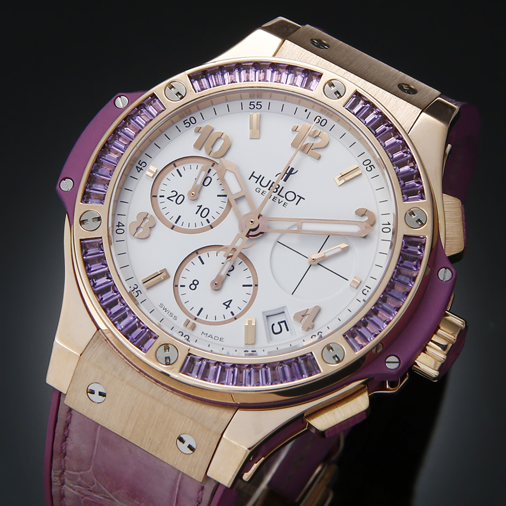 HUBLOT(USED)위블로 또띠 프리티 로즈골드 사파이어베젤