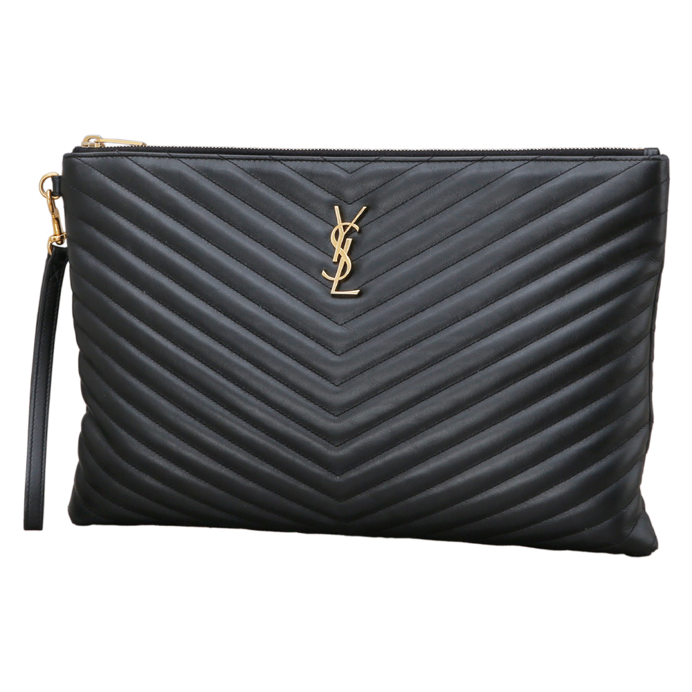 Yves Saint Laurent(USED)생로랑 모노그램 쉐브론 클러치