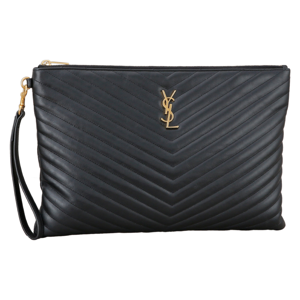 Yves Saint Laurent(USED)생로랑 모노그램 쉐브론 클러치
