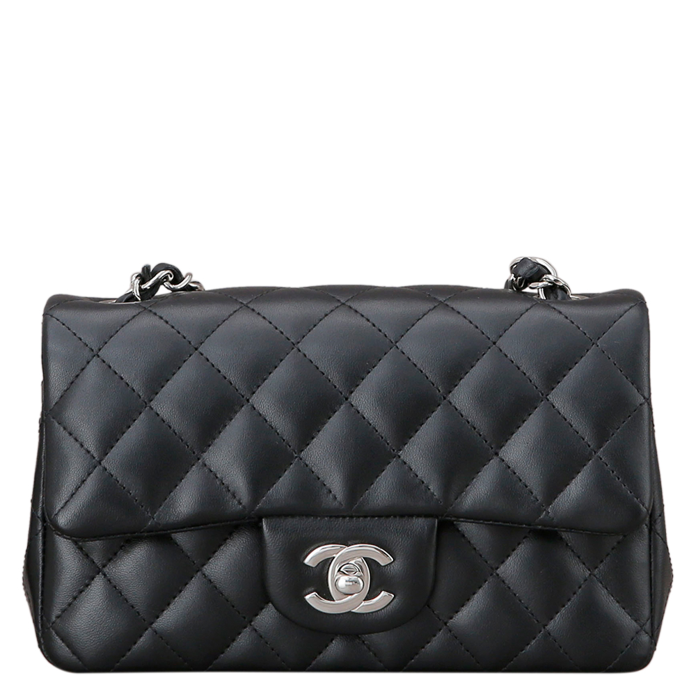 CHANEL(USED)샤넬 클래식 램스킨 뉴미니 크로스백