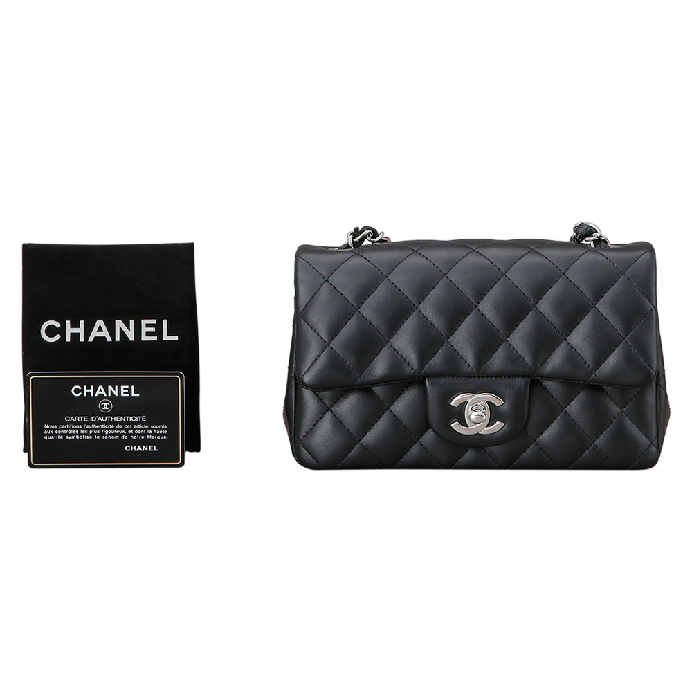 CHANEL(USED)샤넬 클래식 램스킨 뉴미니 크로스백