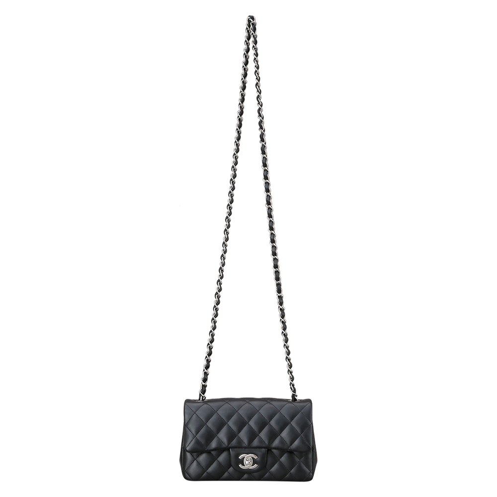 CHANEL(USED)샤넬 클래식 램스킨 뉴미니 크로스백