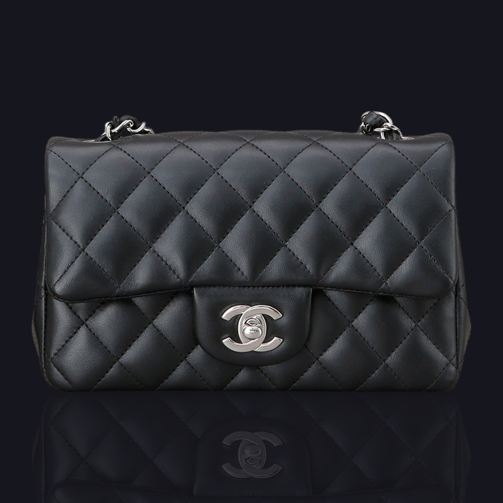 CHANEL(USED)샤넬 클래식 램스킨 뉴미니 크로스백