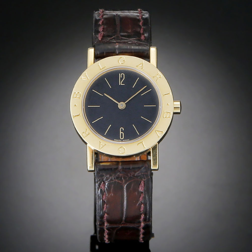 BVLGARI(USED)불가리 더블로고 골드 워치
