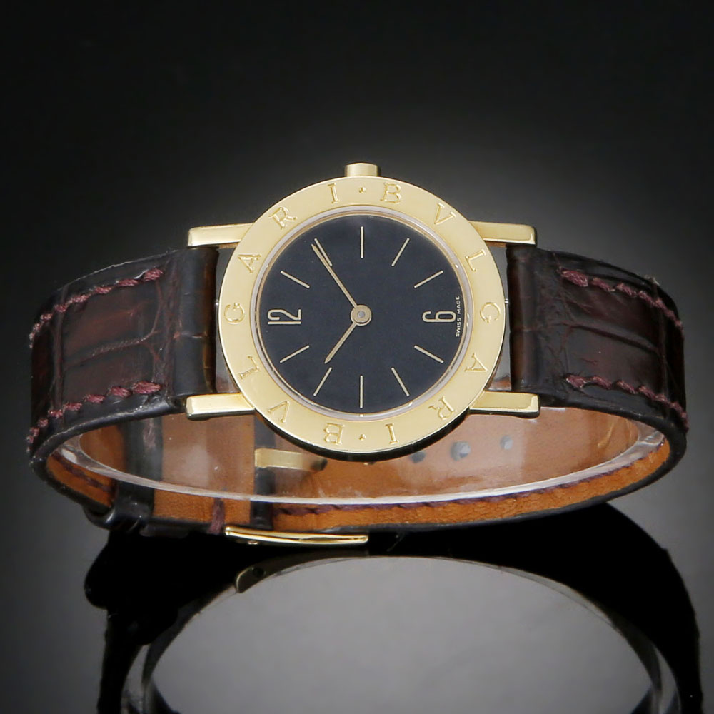 BVLGARI(USED)불가리 더블로고 골드 워치