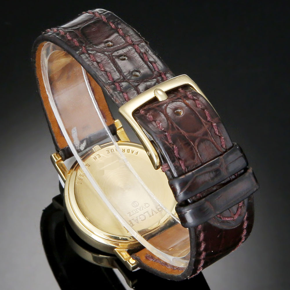 BVLGARI(USED)불가리 더블로고 골드 워치