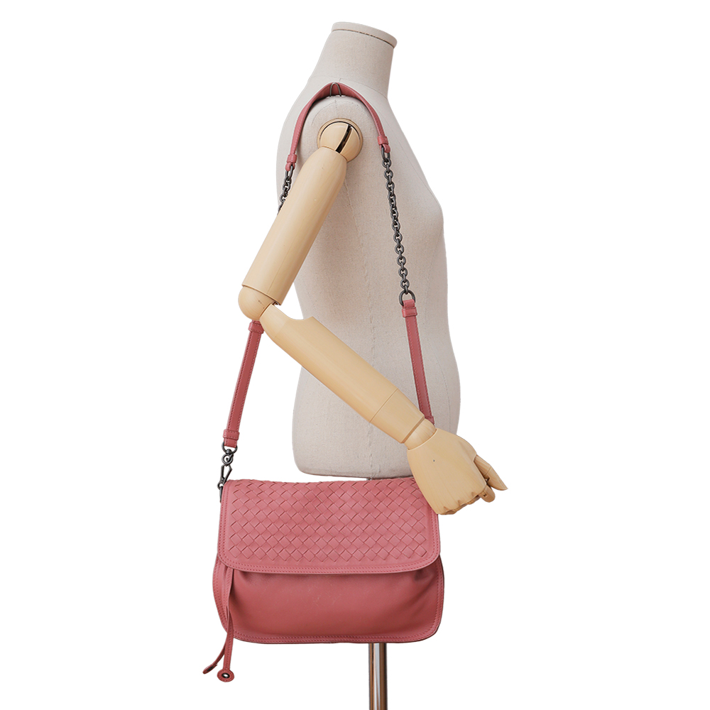 BOTTEGA VENETA(USED)보테가베네타 인트레치아토 나파 위빙 숄더백