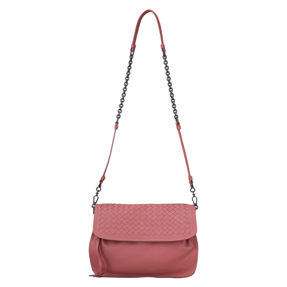 BOTTEGA VENETA(USED)보테가베네타 인트레치아토 나파 위빙 숄더백
