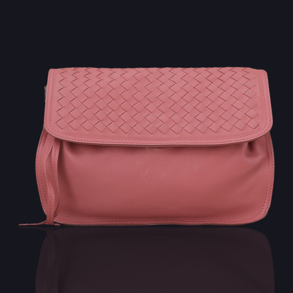 BOTTEGA VENETA(USED)보테가베네타 인트레치아토 나파 위빙 숄더백