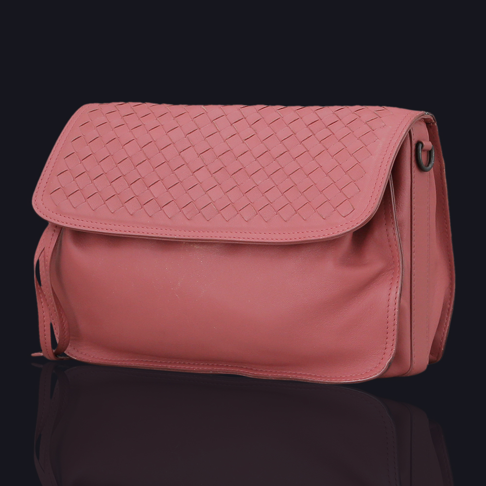BOTTEGA VENETA(USED)보테가베네타 인트레치아토 나파 위빙 숄더백