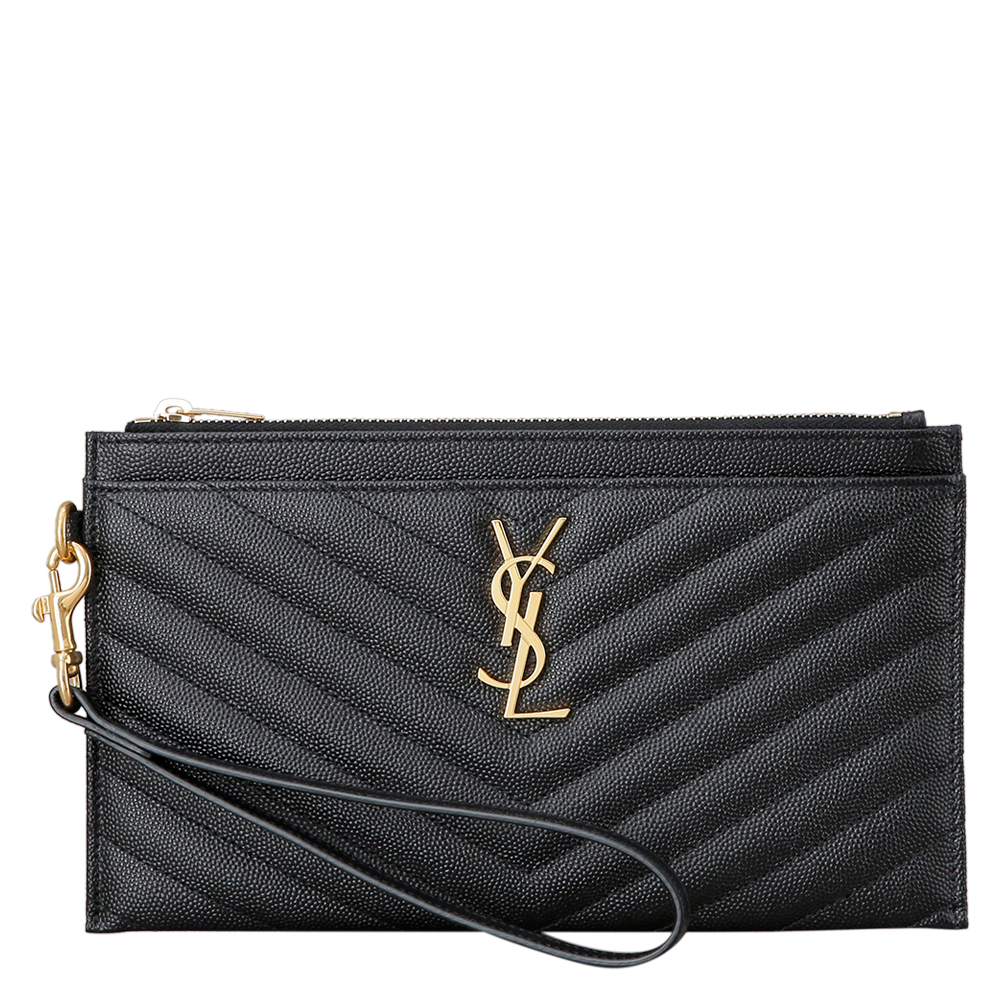 Yves Saint Laurent(USED)생로랑 모노그램 쉐브론 클러치