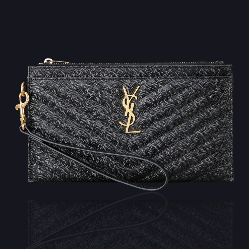 Yves Saint Laurent(USED)생로랑 모노그램 쉐브론 클러치