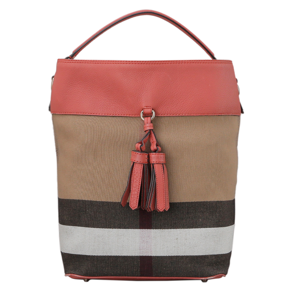 BURBERRY(USED)버버리 캔버스 애쉬비 숄더백