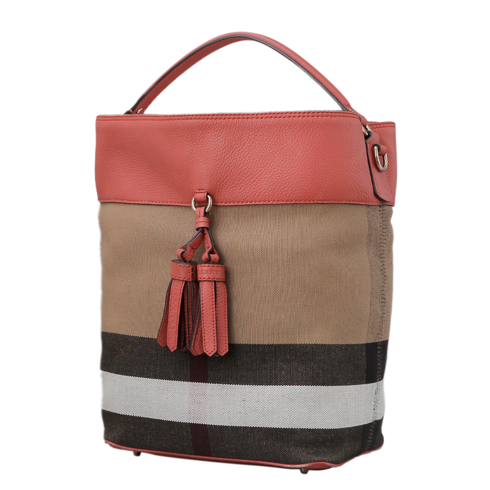 BURBERRY(USED)버버리 캔버스 애쉬비 숄더백