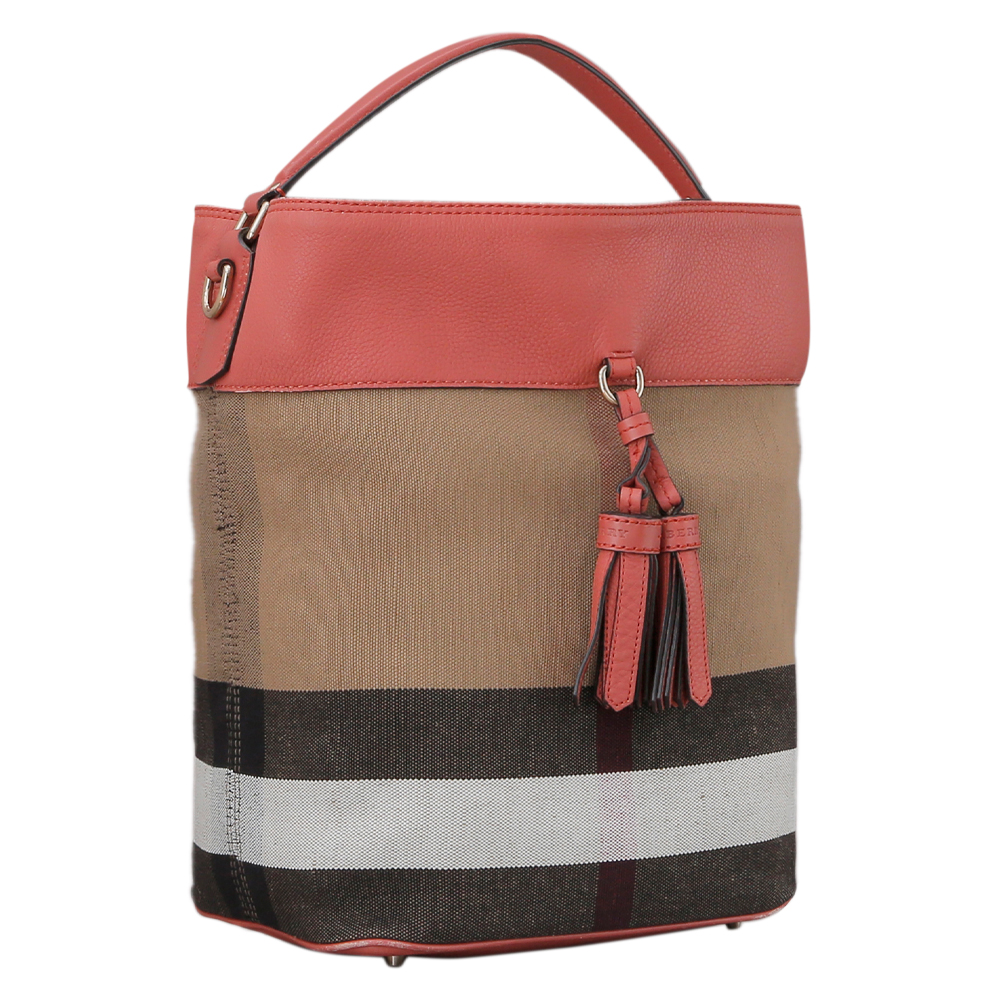 BURBERRY(USED)버버리 캔버스 애쉬비 숄더백