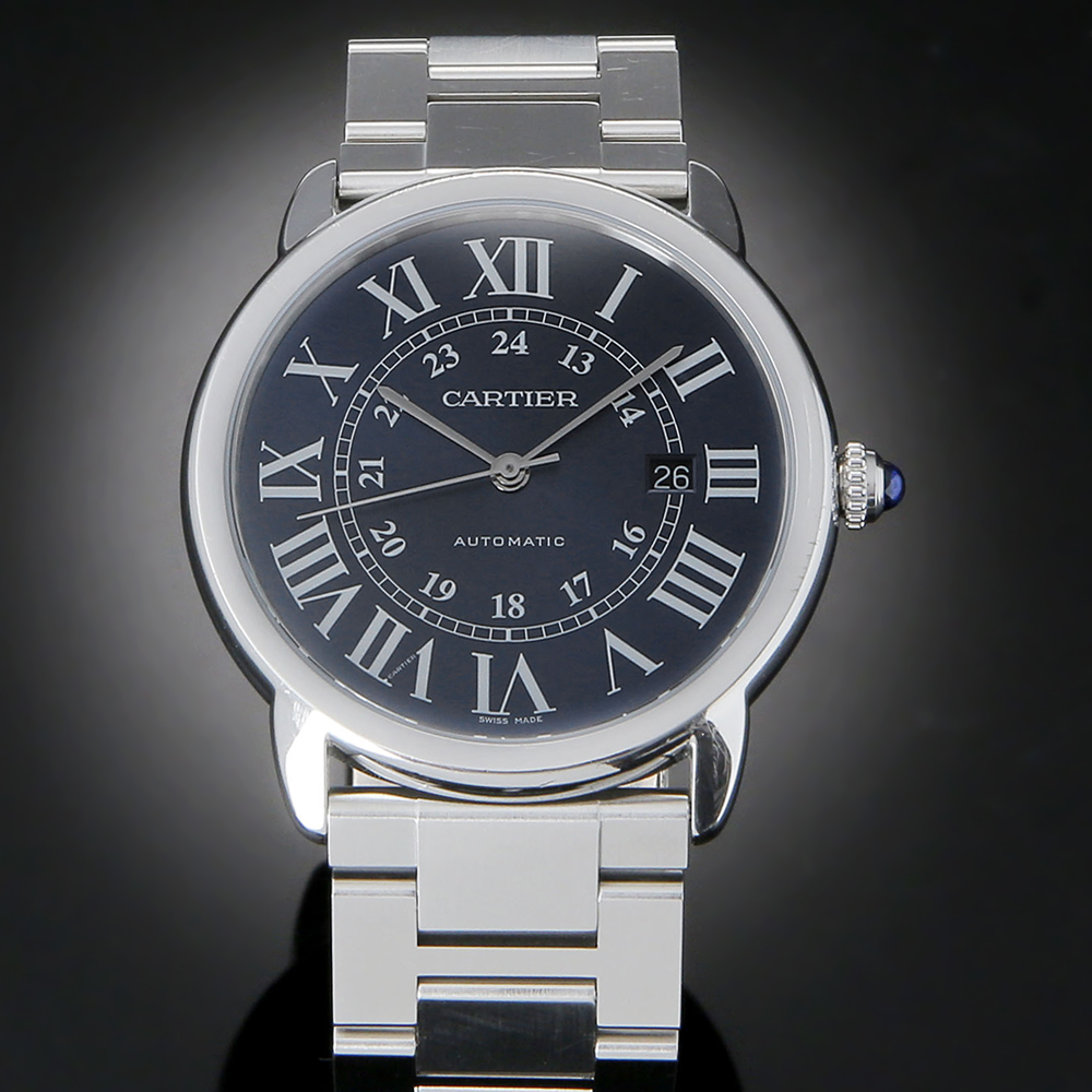 CARTIER(USED)까르띠에 롱드솔로 스틸 오토 XL