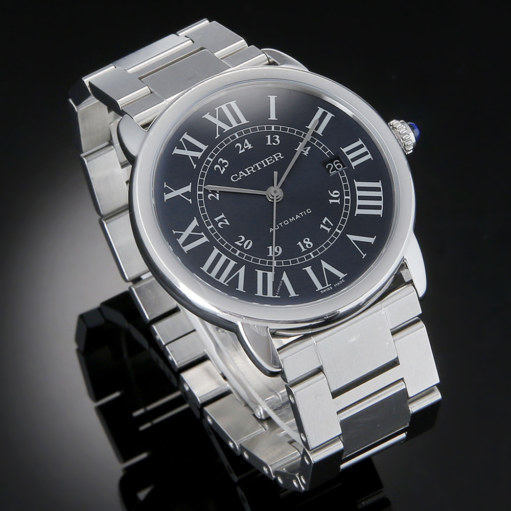 CARTIER(USED)까르띠에 롱드솔로 스틸 오토 XL
