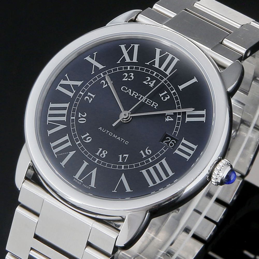 CARTIER(USED)까르띠에 롱드솔로 스틸 오토 XL