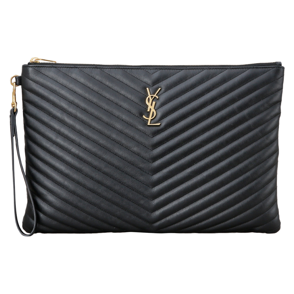 Yves Saint Laurent(USED)생로랑 모노그램 쉐브론 클러치