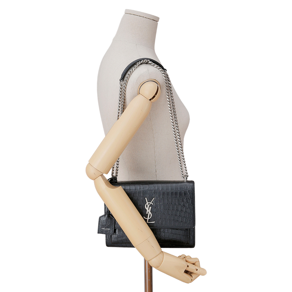 Yves Saint Laurent(USED)생로랑 선셋 블랙 미듐