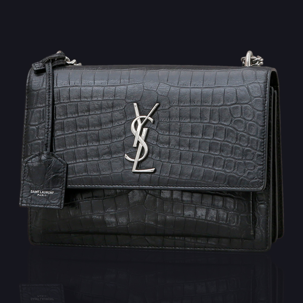Yves Saint Laurent(USED)생로랑 선셋 블랙 미듐