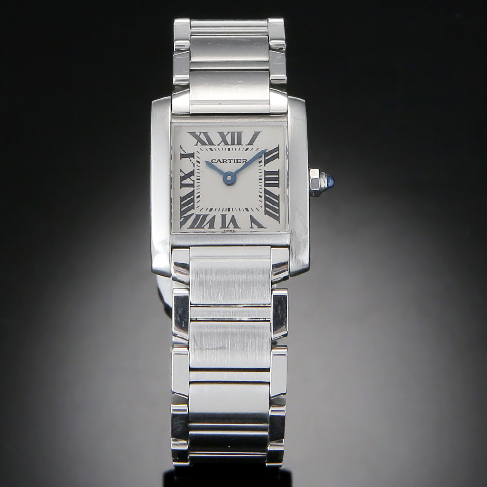 CARTIER(USED)까르띠에 탱크 프랑세스 스틸 스몰