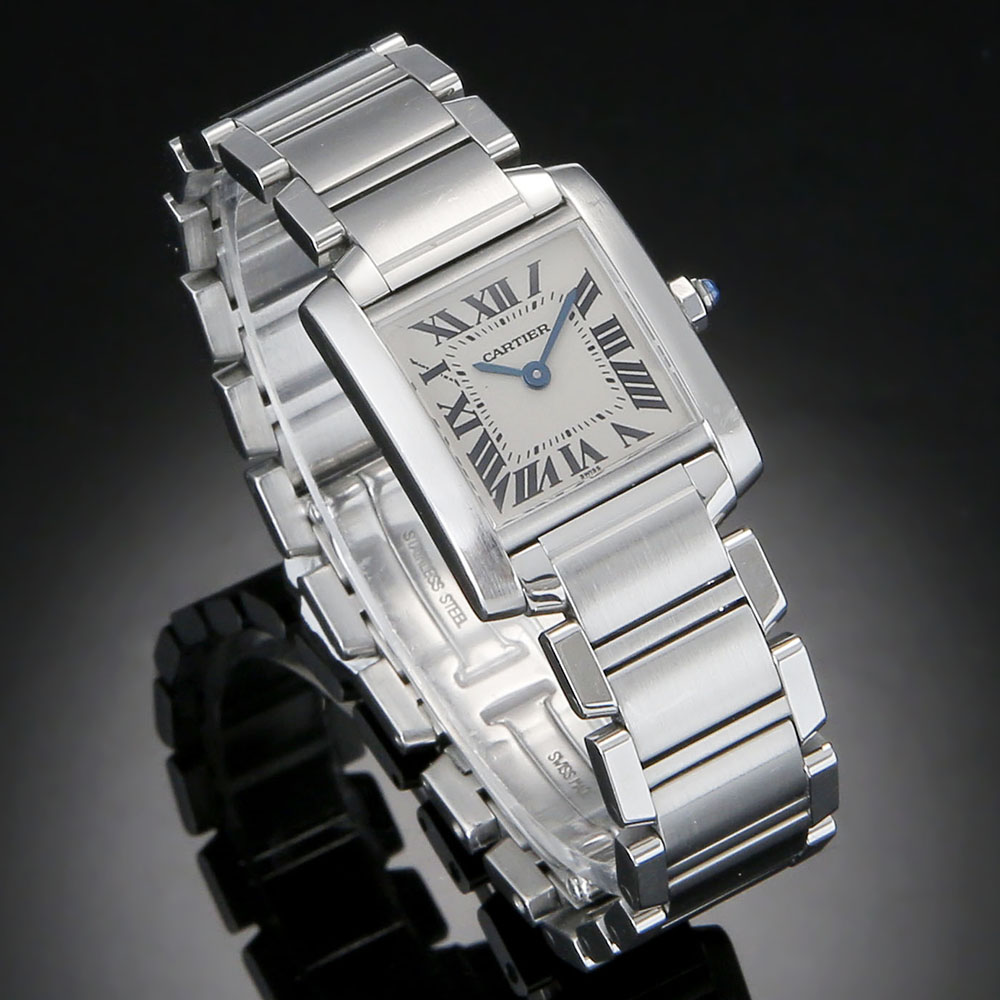 CARTIER(USED)까르띠에 탱크 프랑세스 스틸 스몰
