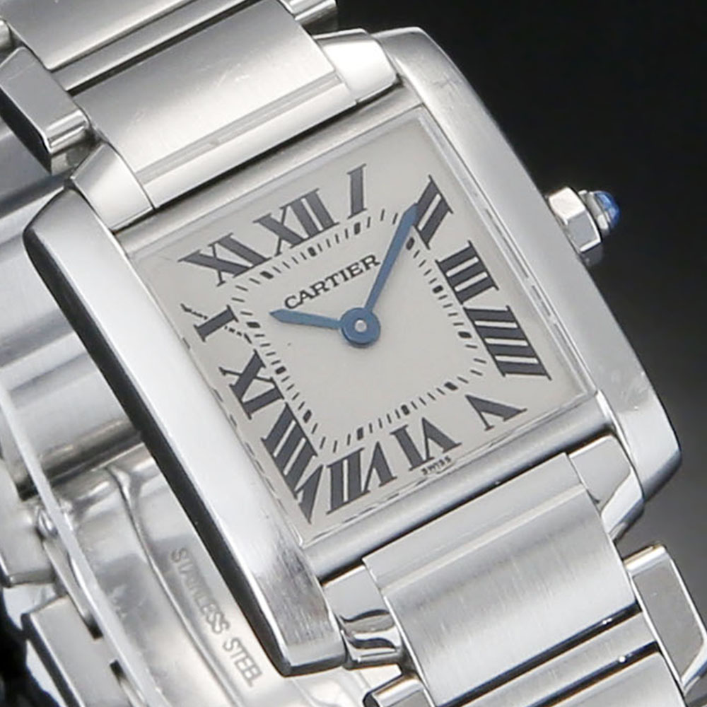 CARTIER(USED)까르띠에 탱크 프랑세스 스틸 스몰