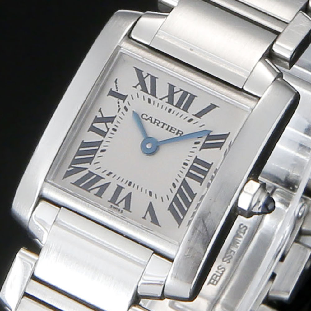 CARTIER(USED)까르띠에 탱크 프랑세스 스틸 스몰