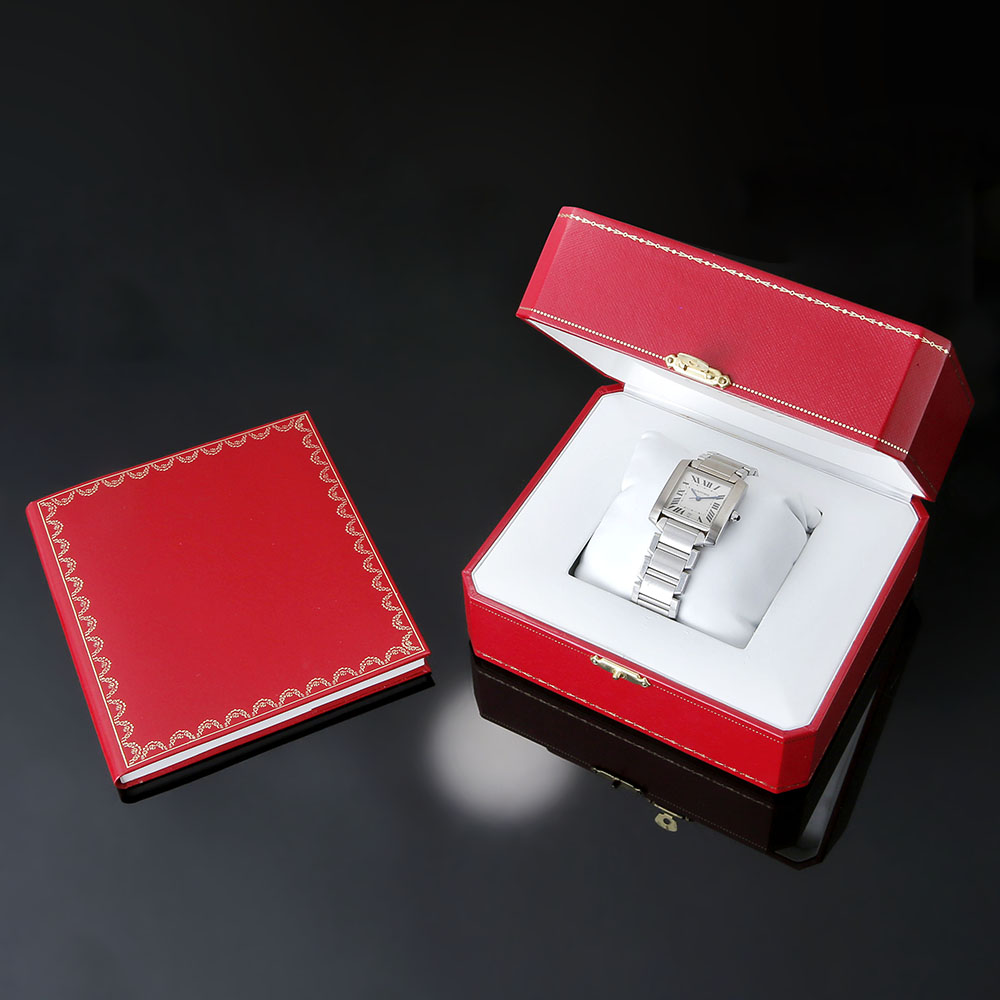 CARTIER(USED)까르띠에 탱크 프랑세스 스틸 라지 오토