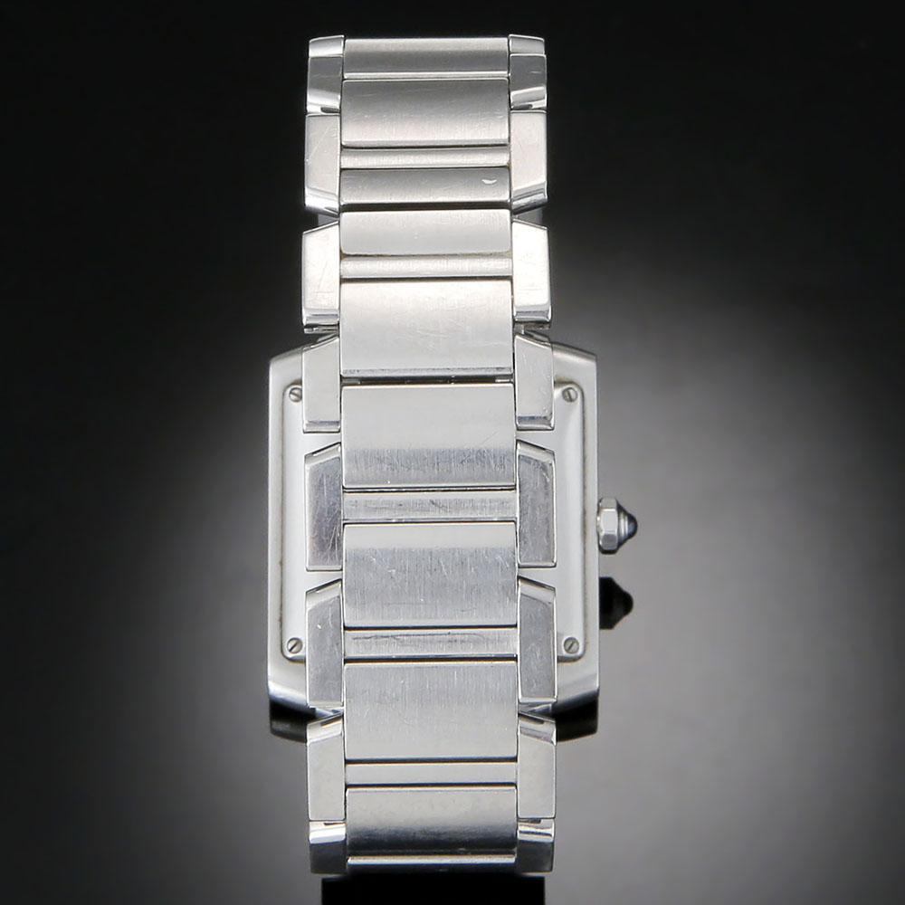 CARTIER(USED)까르띠에 탱크 프랑세스 스틸 라지 오토