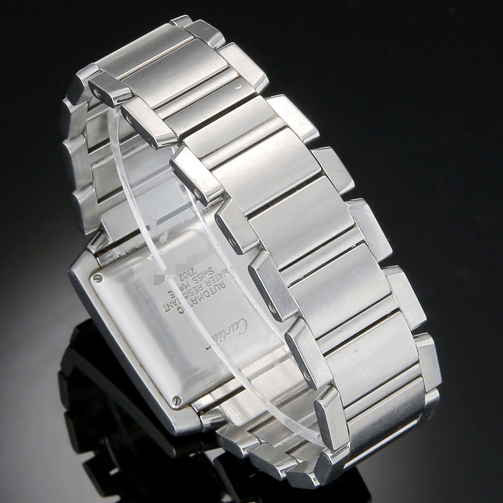 CARTIER(USED)까르띠에 탱크 프랑세스 스틸 라지 오토