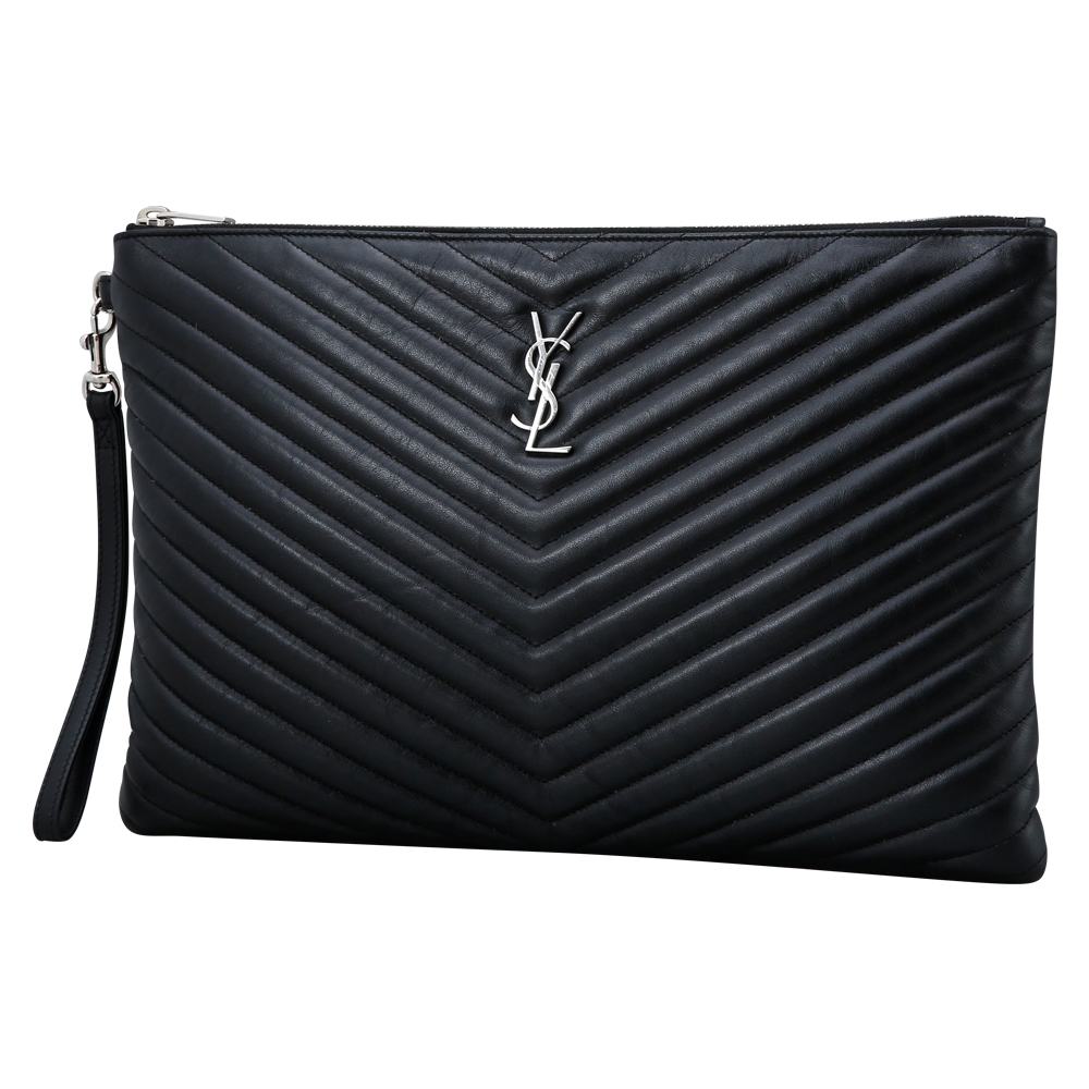 Yves Saint Laurent(USED)생로랑 모노그램 쉐브론 클러치