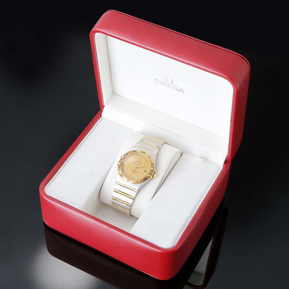 OMEGA(USED)오메가 컨스틸레이션 콤비 풀바 오토
