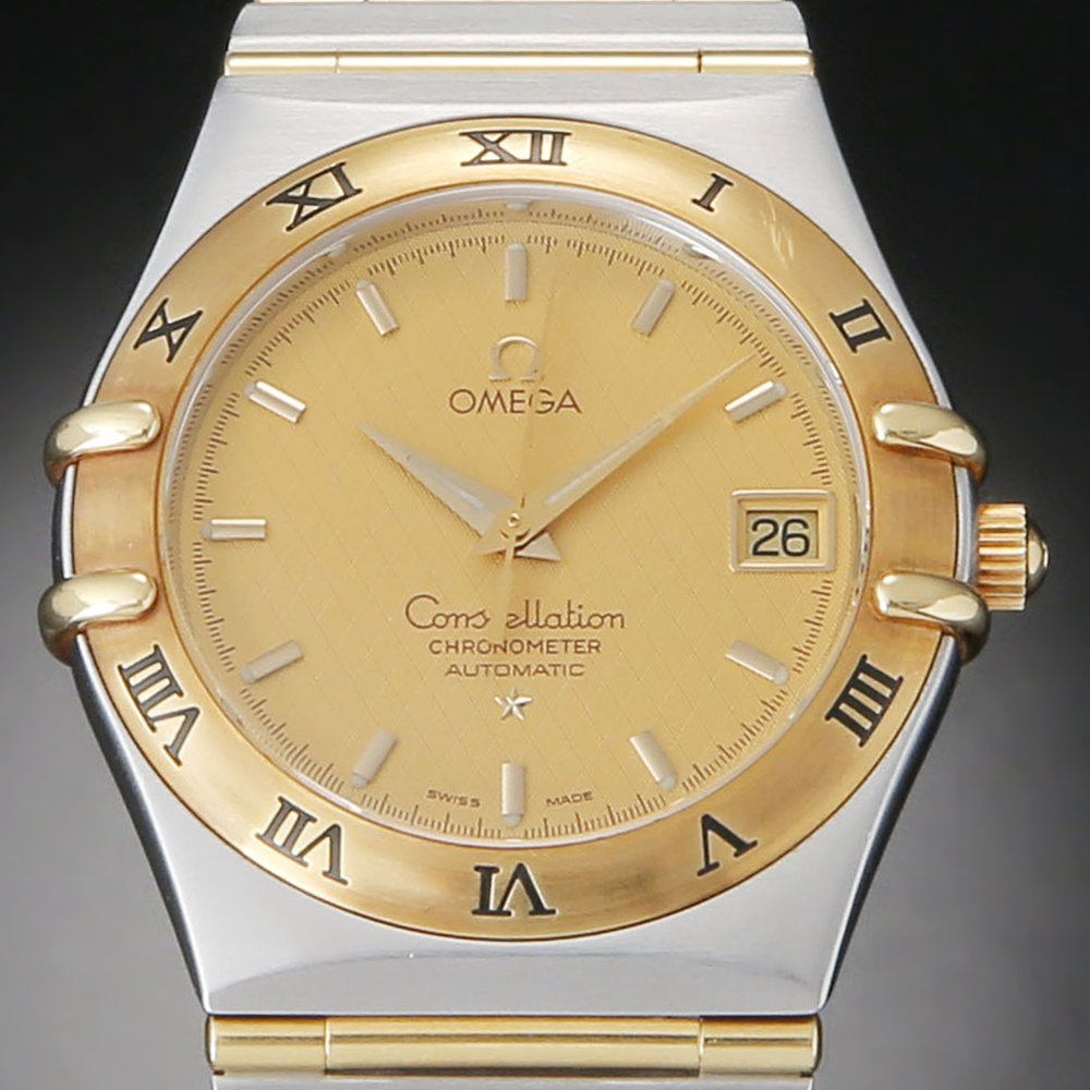 OMEGA(USED)오메가 컨스틸레이션 콤비 풀바 오토