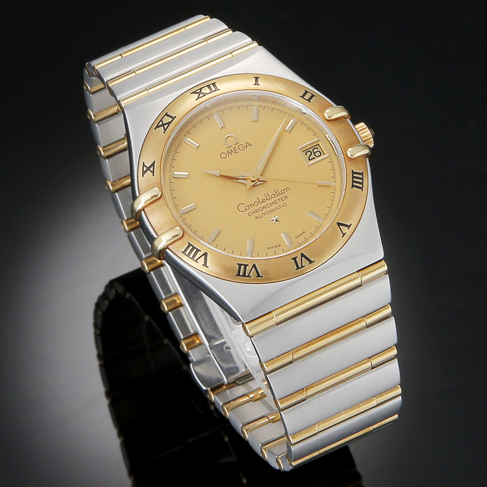 OMEGA(USED)오메가 컨스틸레이션 콤비 풀바 오토
