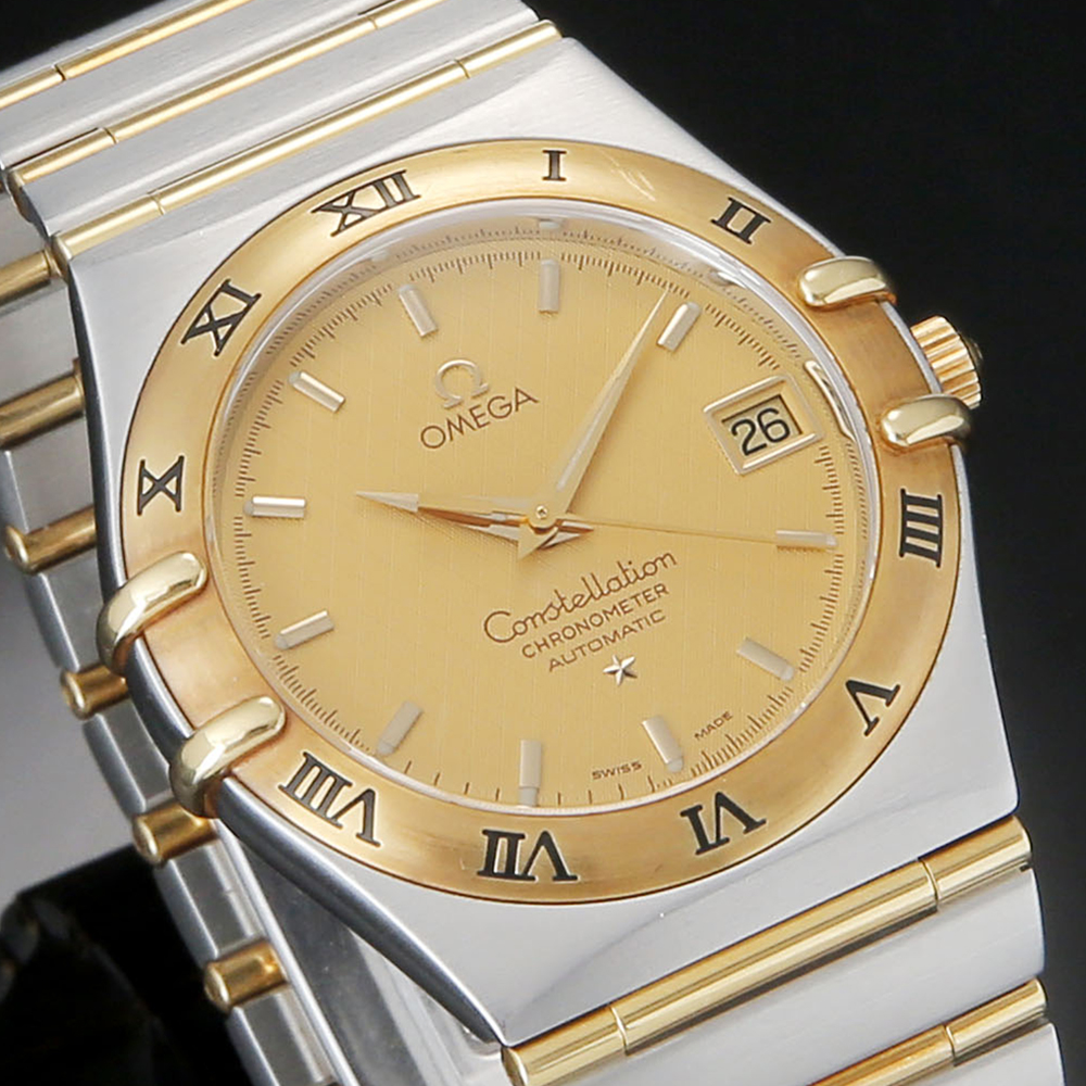 OMEGA(USED)오메가 컨스틸레이션 콤비 풀바 오토