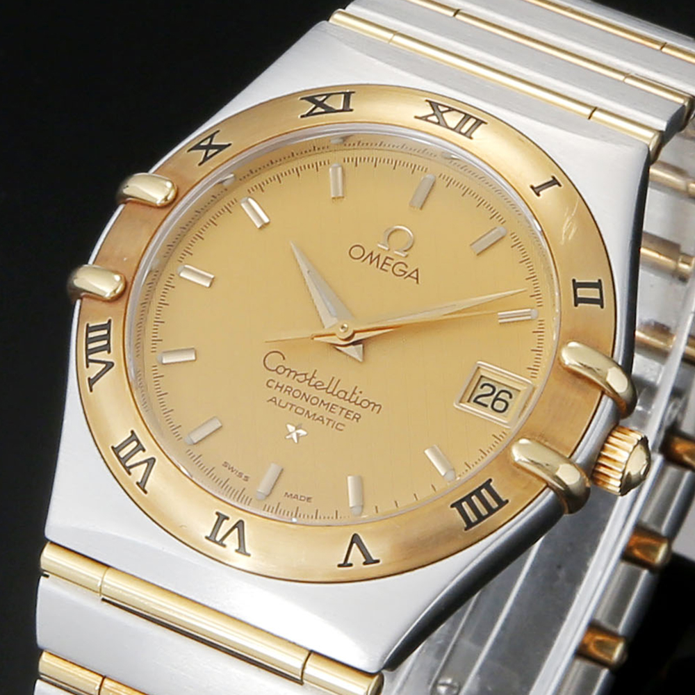 OMEGA(USED)오메가 컨스틸레이션 콤비 풀바 오토