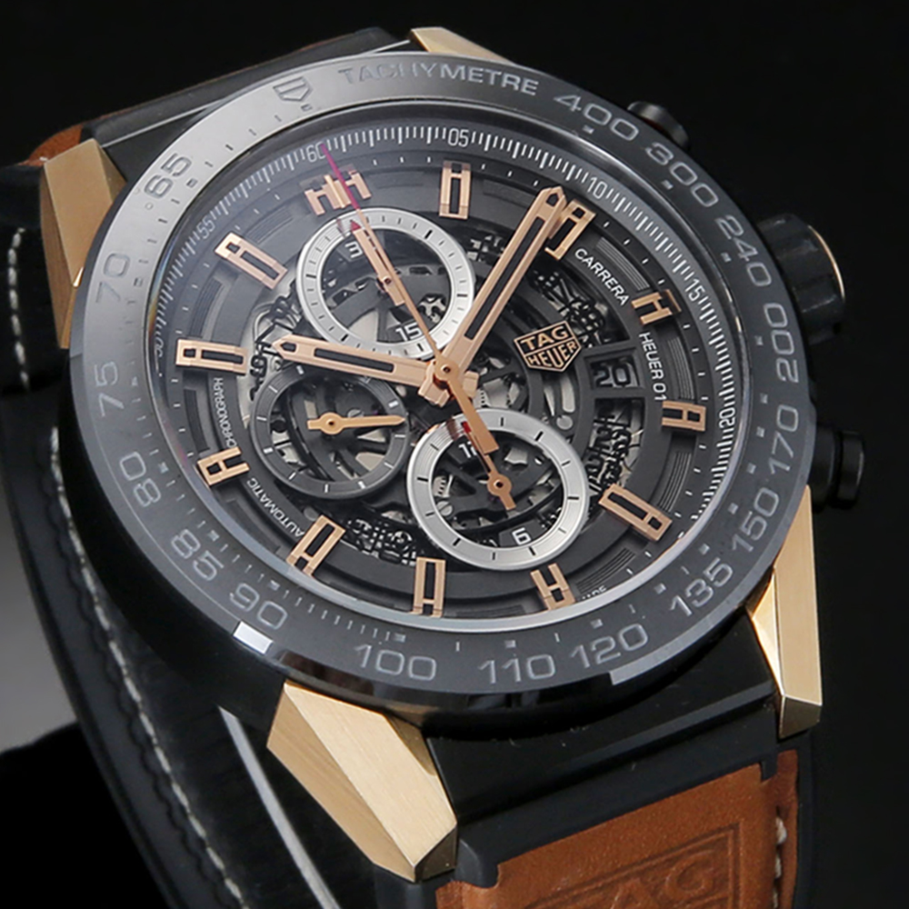 TAG Heuer(USED)태그호이어 까레라 크르노 콤비 스켈레톤 CAR2A5C