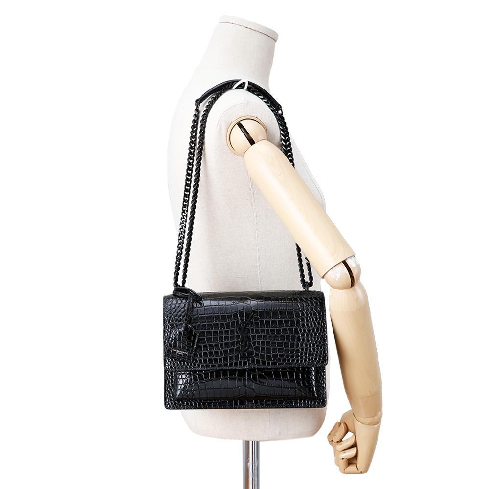 Yves Saint Laurent(USED)생로랑 선셋 블랙 미듐