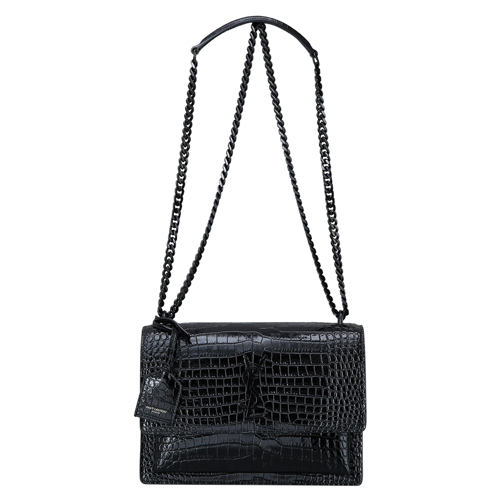 Yves Saint Laurent(USED)생로랑 선셋 블랙 미듐