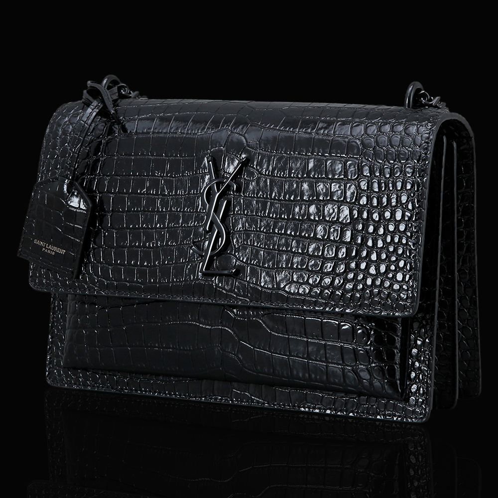 Yves Saint Laurent(USED)생로랑 선셋 블랙 미듐