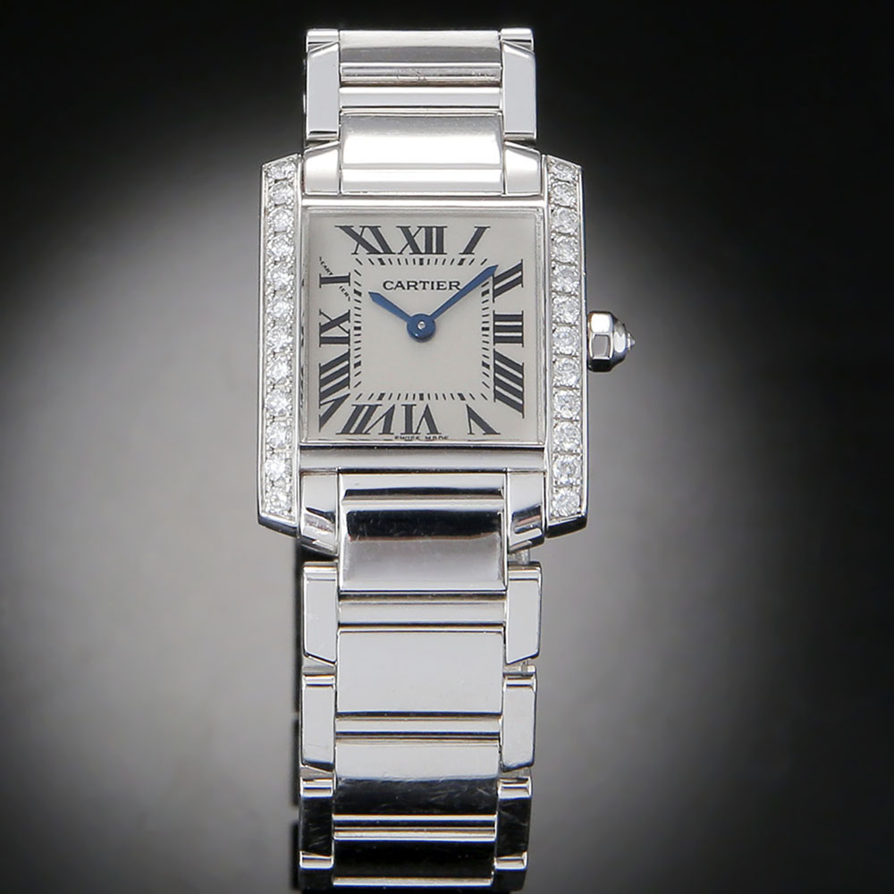 CARTIER(USED)까르띠에 탱크 프랑세스 WG 다이아베젤