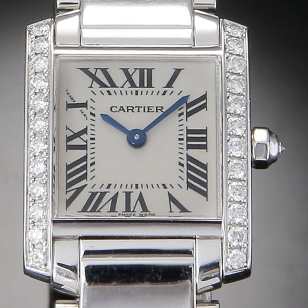 CARTIER(USED)까르띠에 탱크 프랑세스 WG 다이아베젤