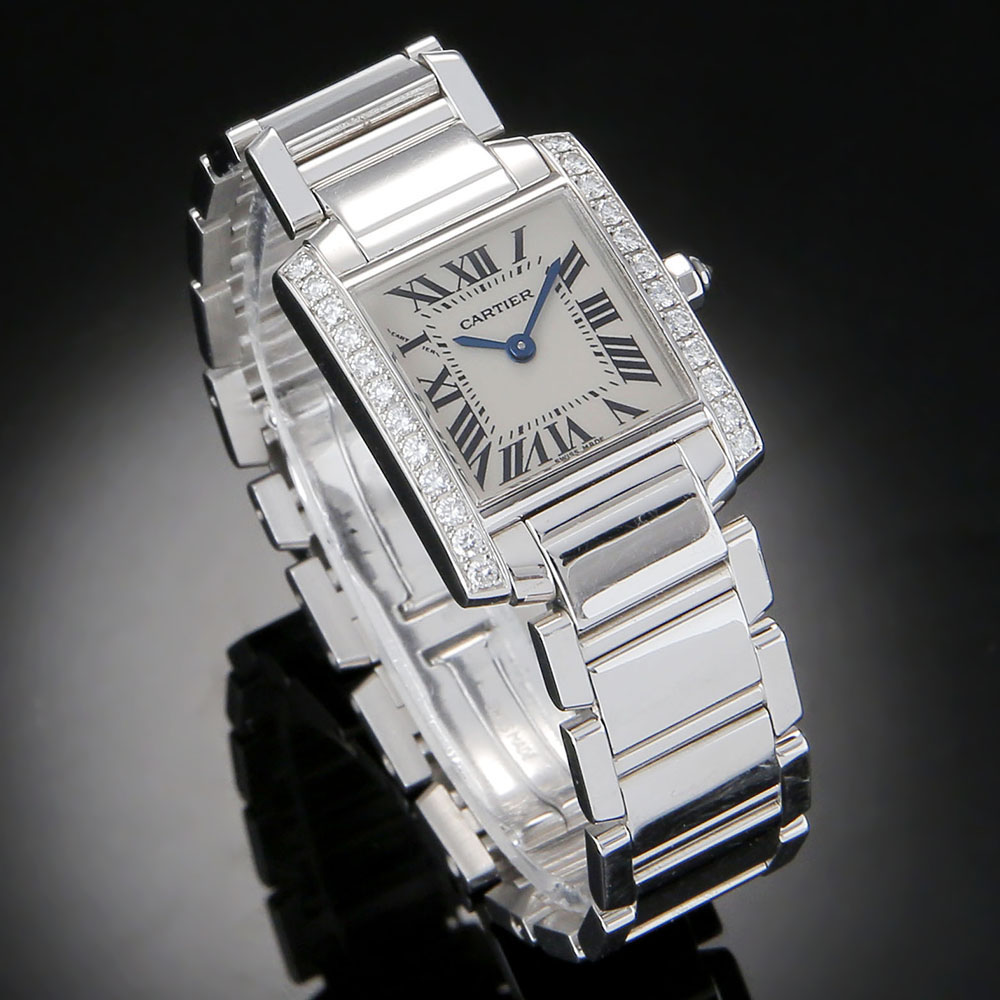 CARTIER(USED)까르띠에 탱크 프랑세스 WG 다이아베젤