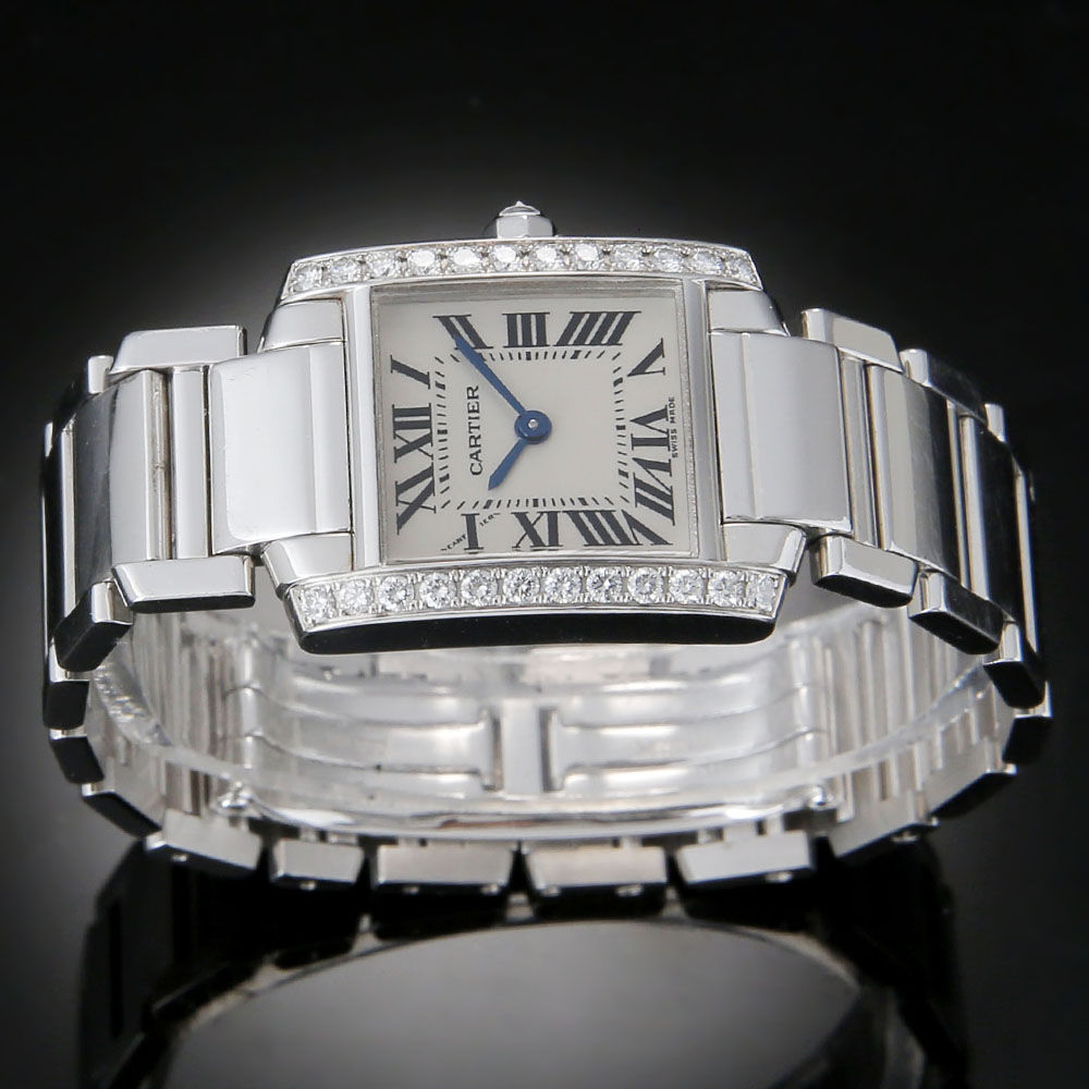 CARTIER(USED)까르띠에 탱크 프랑세스 WG 다이아베젤