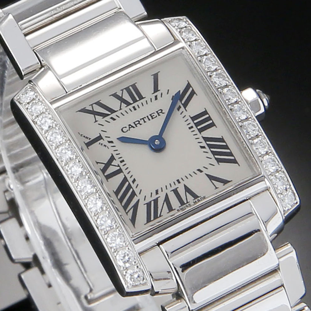 CARTIER(USED)까르띠에 탱크 프랑세스 WG 다이아베젤