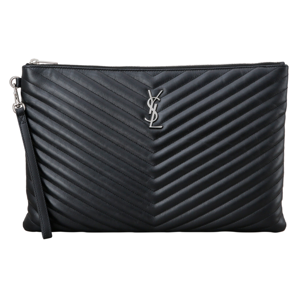 Yves Saint Laurent(USED)생로랑 모노그램 쉐브론 클러치