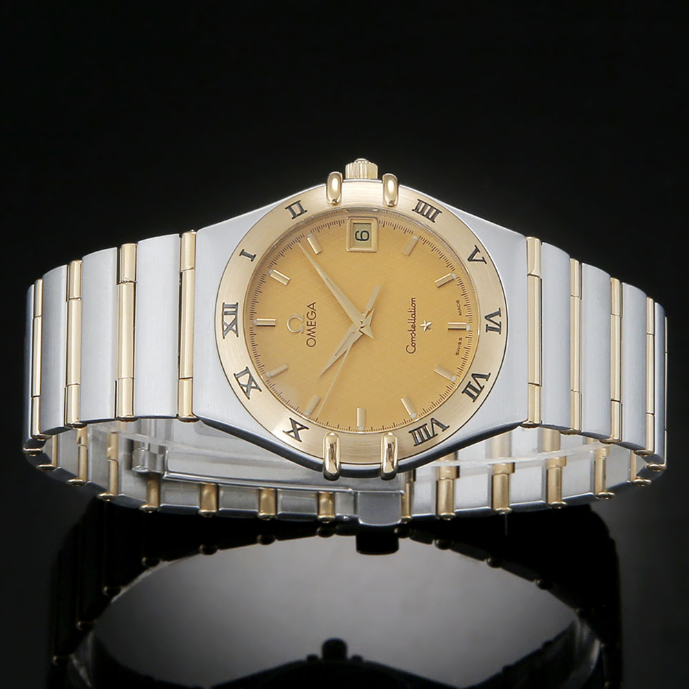 OMEGA(USED)오메가 컨스틸레이션 콤비 풀바
