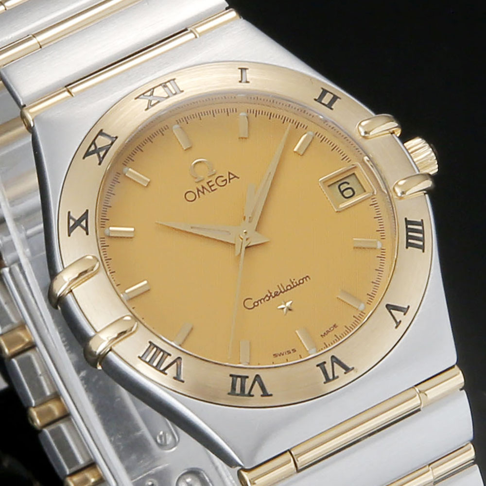 OMEGA(USED)오메가 컨스틸레이션 콤비 풀바